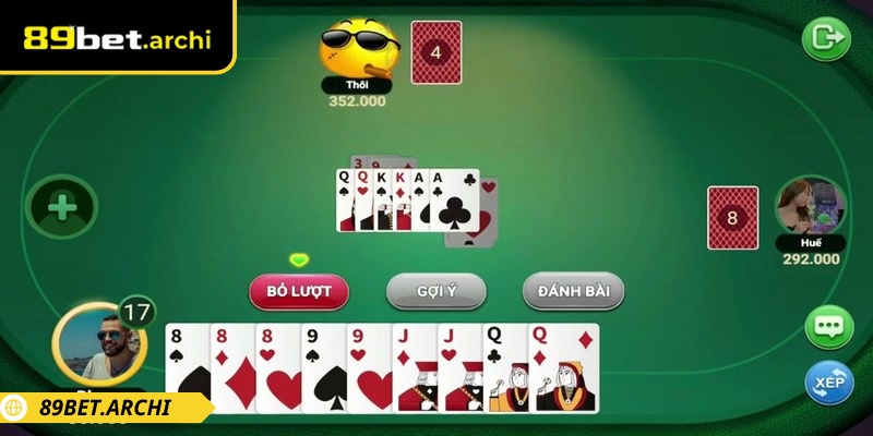 Game thủ cần nắm vững quy luật chơi bài tiến lên online 