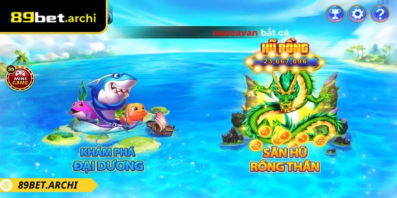 Kho vũ khí và đạn dược phong phú để chinh phục đại dương